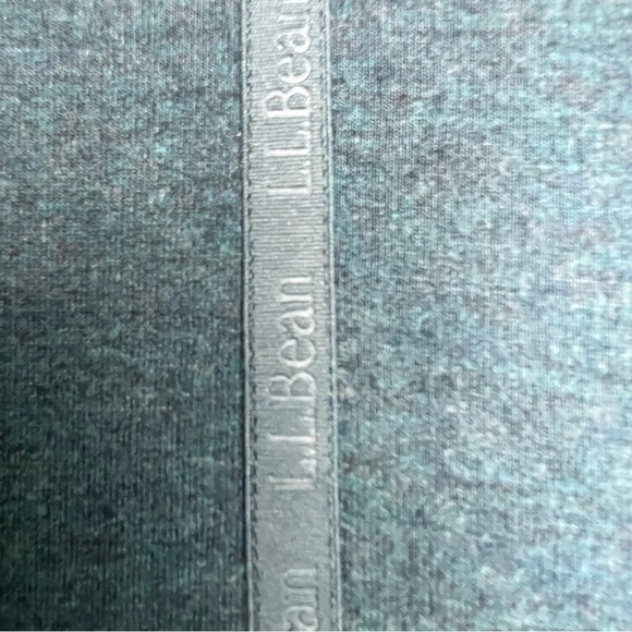 LL Bean Women's Pullover Sweater Modal Round Neck Size M Blue Logo Everyday - Picture 7 of 10